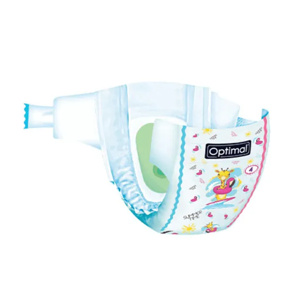 Optimal - Baby Diapers 4 Maxi From 7-18 Kg