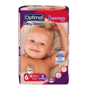Optimal - Baby Diapers 6 X-Large 16Kg 