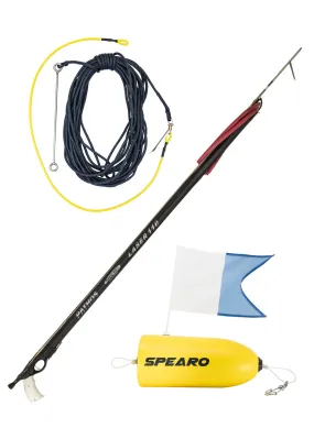 Pathos Laser Open Pro Rail Gun With Spearo Float & Float Line - Combo