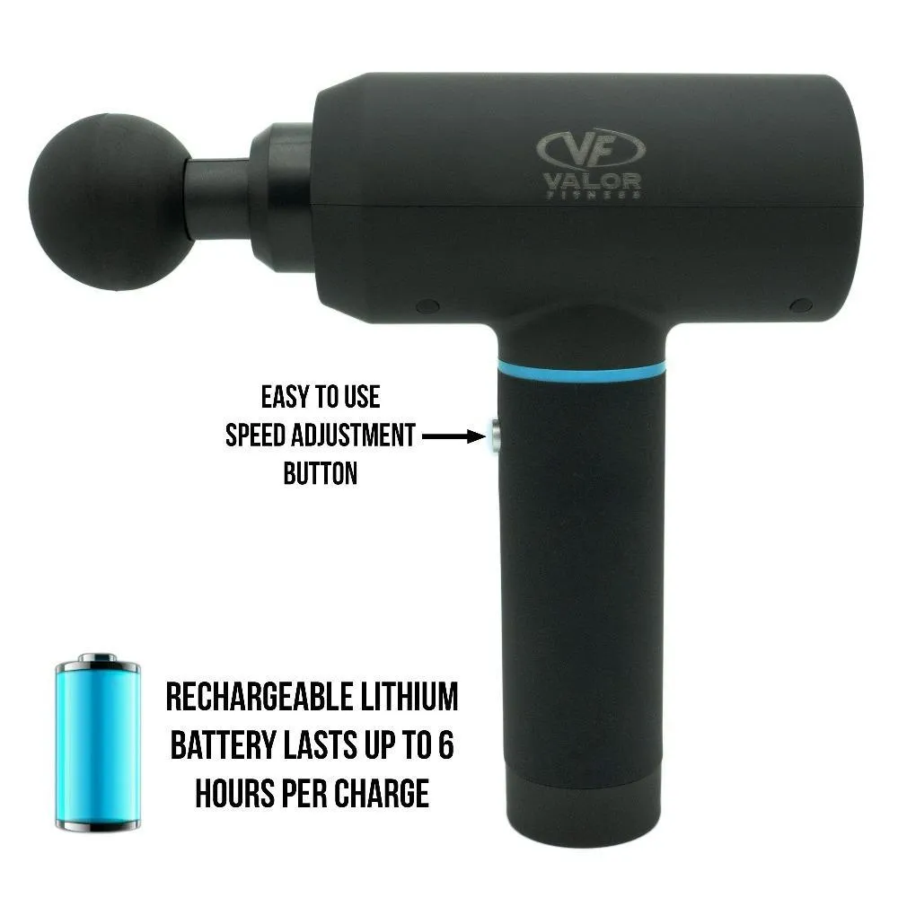 Percussion Muscle Massage Gun w/ 4 Attachments