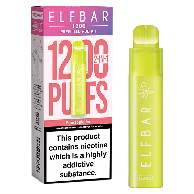 Pineapple Ice Elfbar 1200 Pod Kit