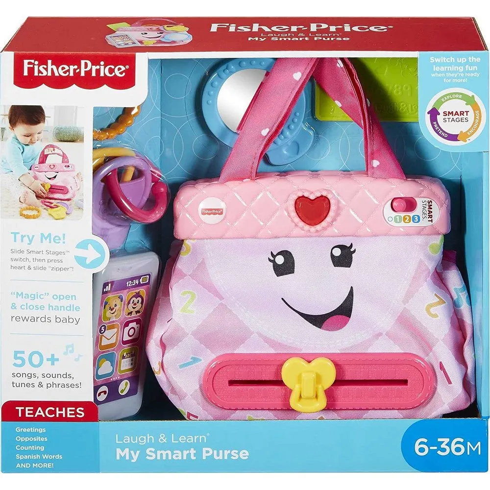 Pink Smart Purse Learning Toy With Lights & Smart Stages Educational Content
