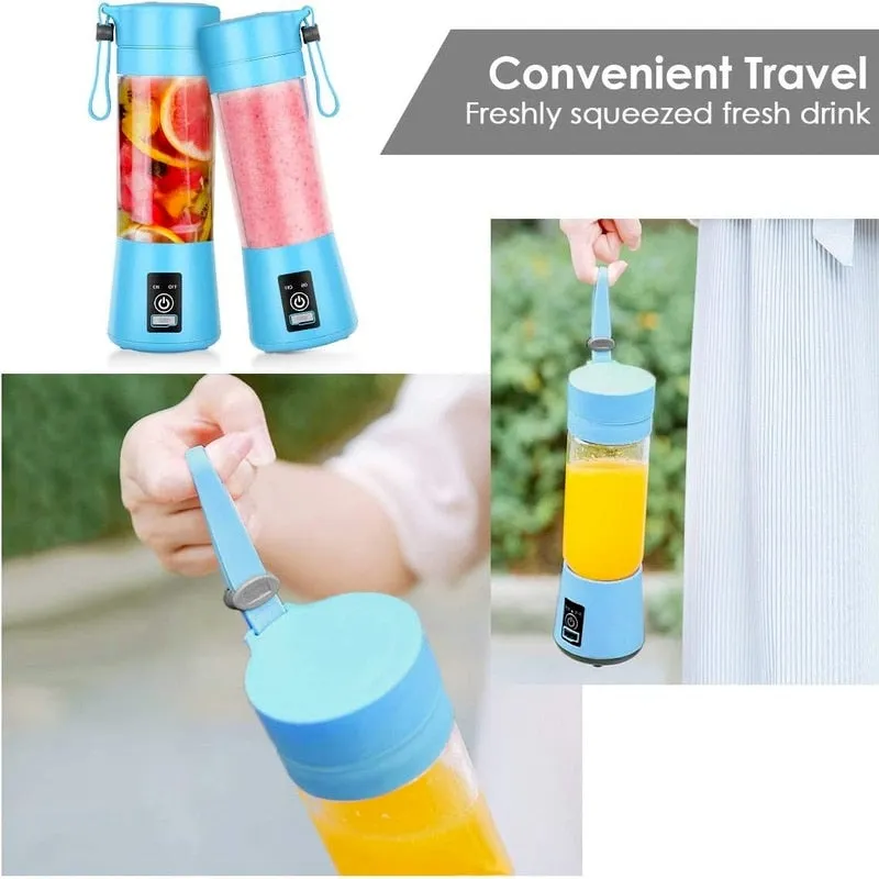 Portable Multifunction USB Rechargeable Electric Juicer for Smoothie and Protein Shakes Fruit Mixer