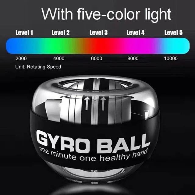 Powerball Wrist Ball Trainer LED Gyroscope - Arm, Wrist, Hand Strengthener