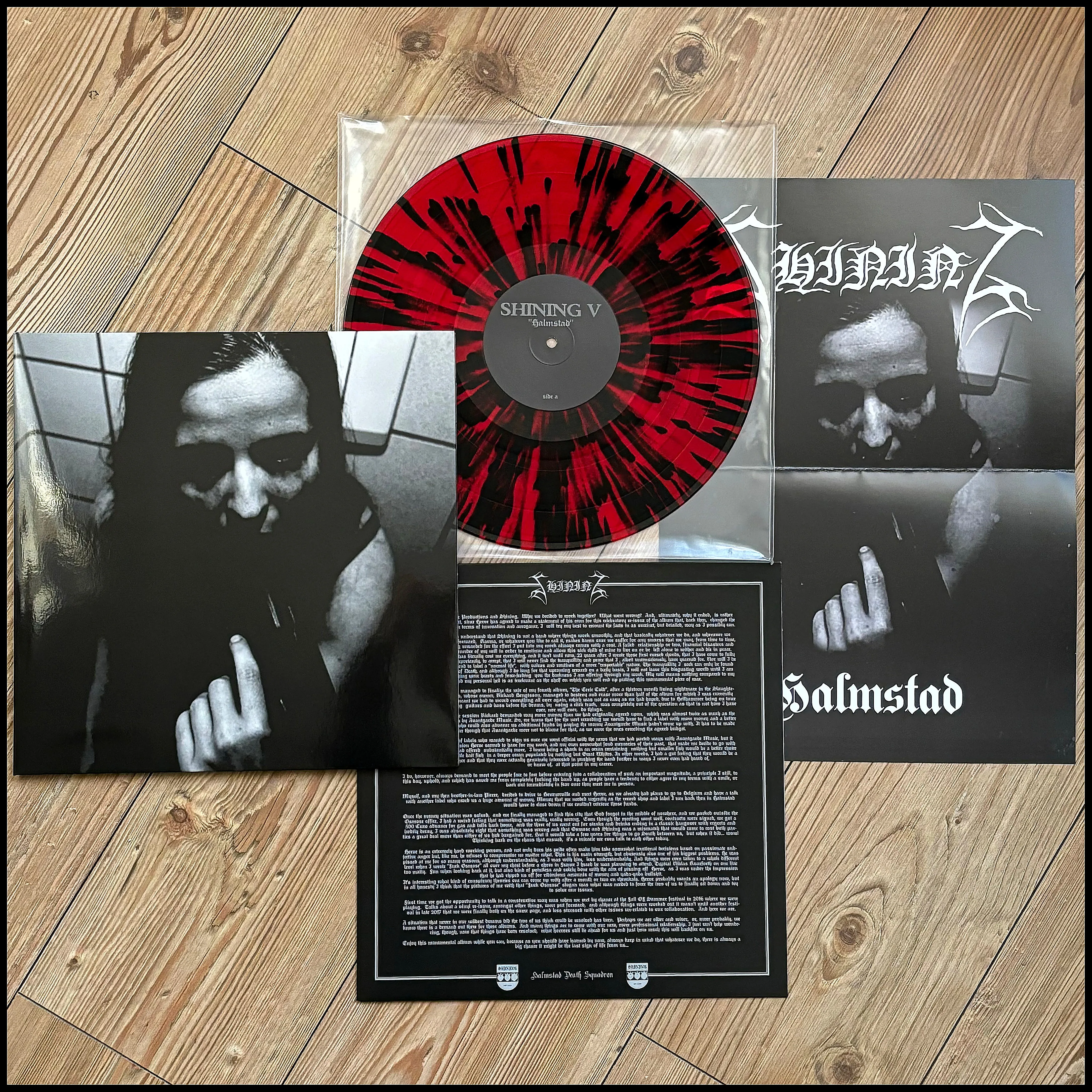 Preorder [January 2025] SHINING: V: Halmstad (Niklas angående Niklas) LP (gatefold, insert, signed poster, splatter vinyl)