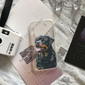 "Toby the Rottweiler" Phone case
