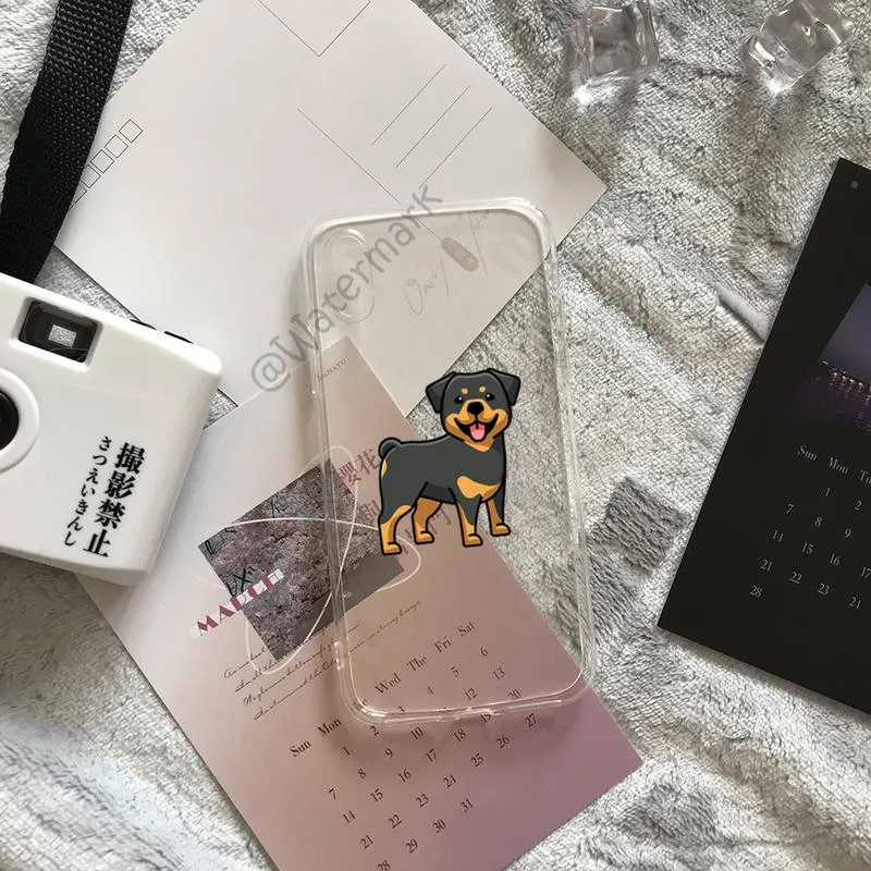 "Toby the Rottweiler" Phone case