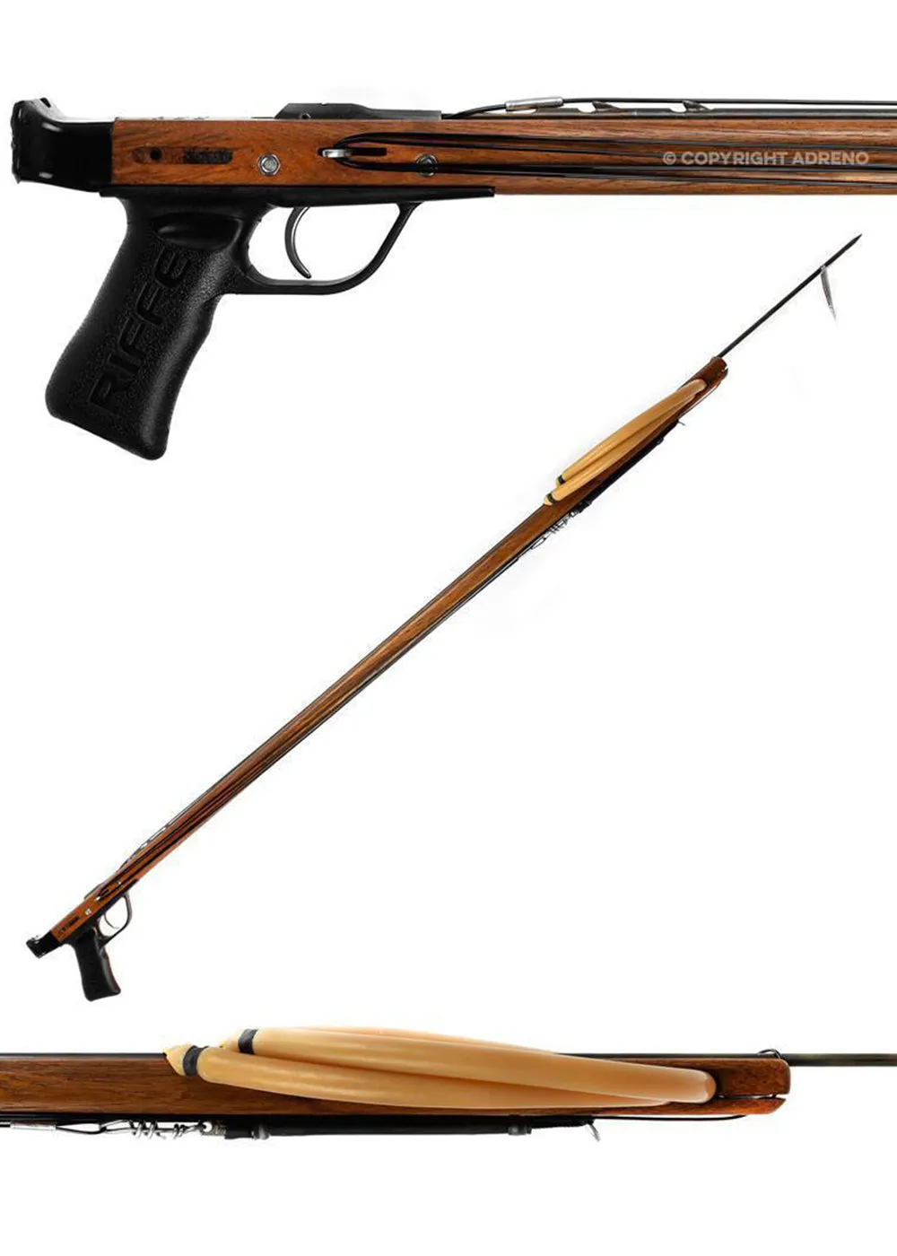 Riffe Euro 75 Speargun Including powerbands
