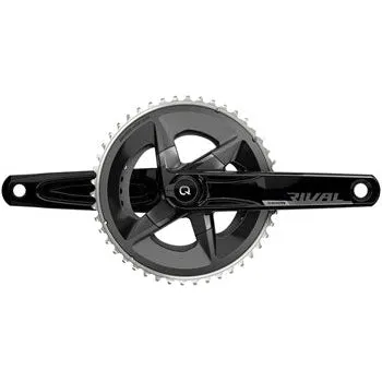 Rival AXS Bicycle Crankset with Quarq Power Meter - 172.5mm, 12-Speed, 46/33t Yaw, 107 BCD, DUB Spindle Interface, D1