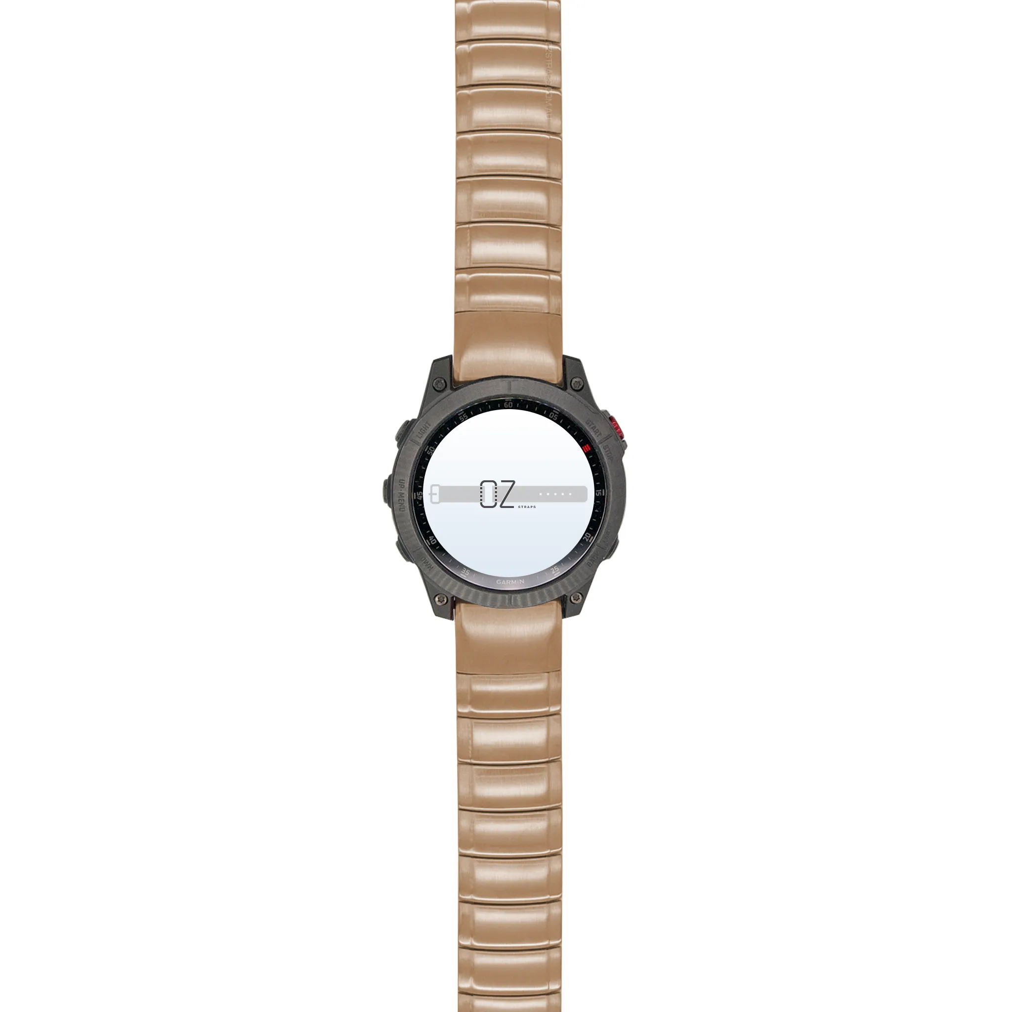 Rose Gold Ceramic Stainless Steel Garmin Fenix 6 / 7 / 8 (47MM) Band