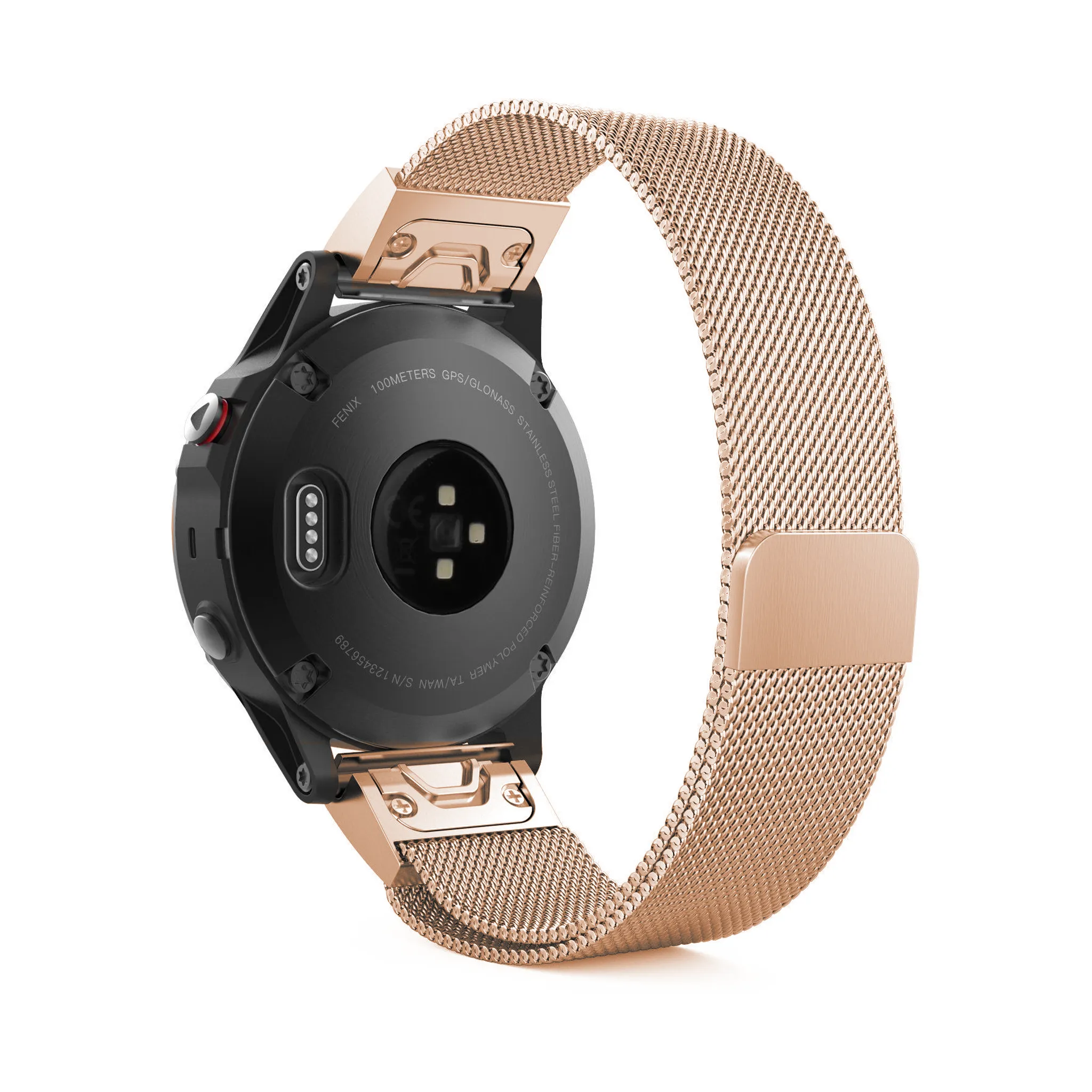 Rose Gold Milanese Loop Garmin Fenix 6S / 7S / 8 (43MM) Band