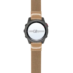 Rose Gold Milanese Loop Garmin Fenix 6S / 7S / 8 (43MM) Band