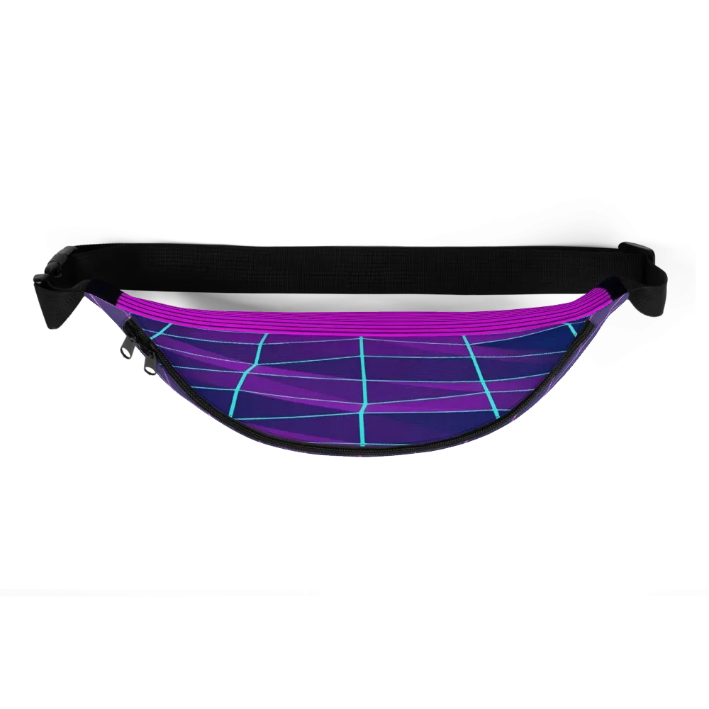 Shark Pit Synthwave Fanny Pack