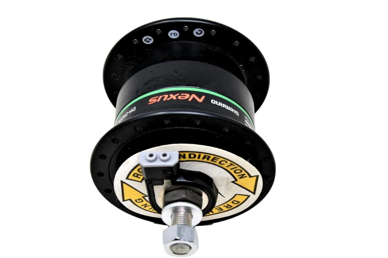 Shimano Nexus Dynamo Hub DH-2N20C-DT 36 Hole 6v 2.4w For 20" Or 24" Wheels Black
