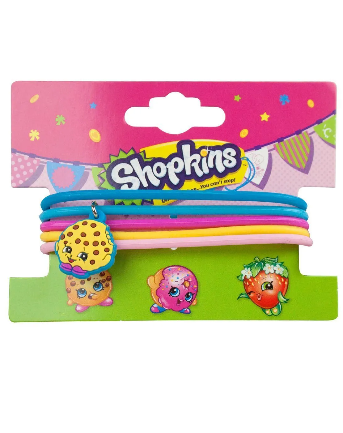 Shopkins Kooky Cookie Jelly Bracelets Set