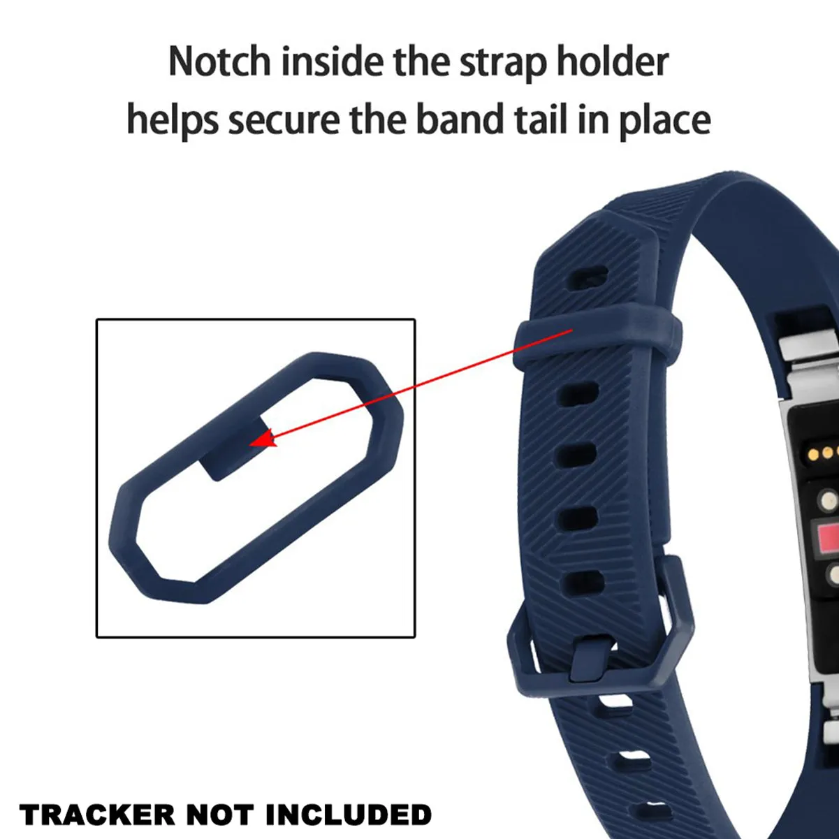 Silicone Strap For Fitbit Alta Bands/Alta HR/Ace-Midnight Blue