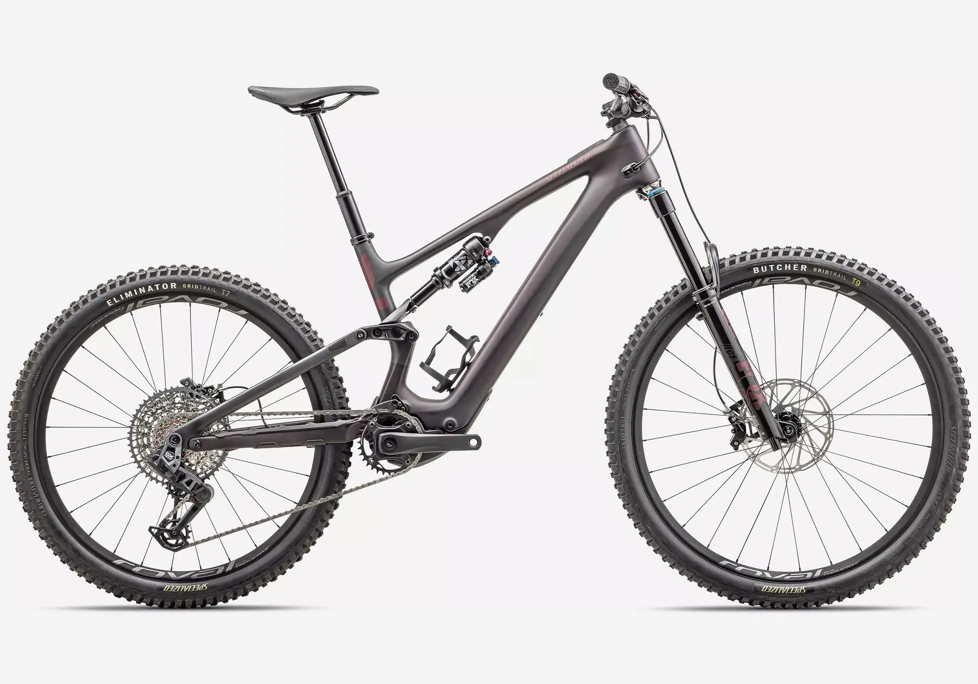 Specialized Turbo Levo SL Expert Carbon, Unisex Electric Mountain Bike - Satin Red Tint Over Carbon