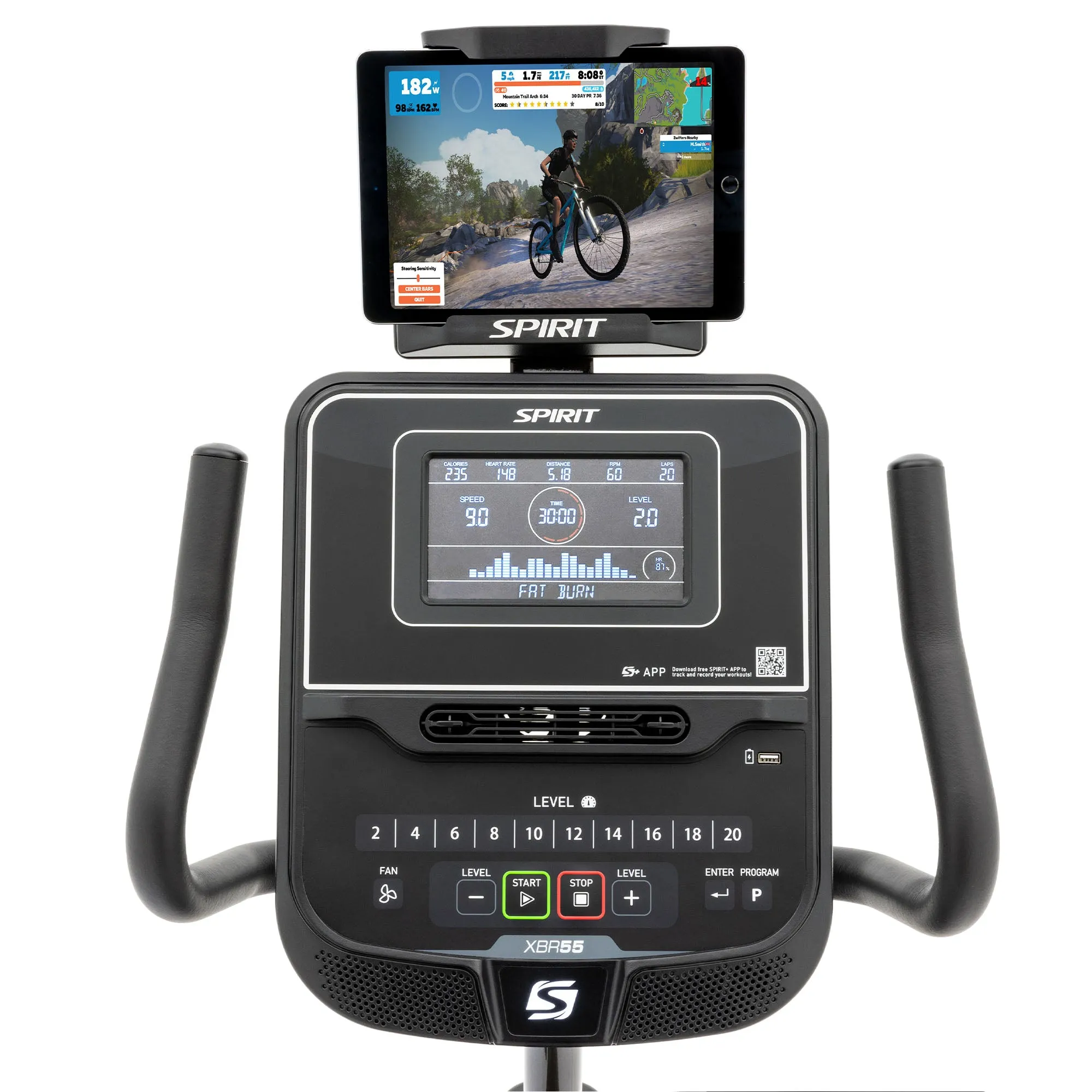 Spirit Fitness XBR 55 Recumbent Exercise Bike