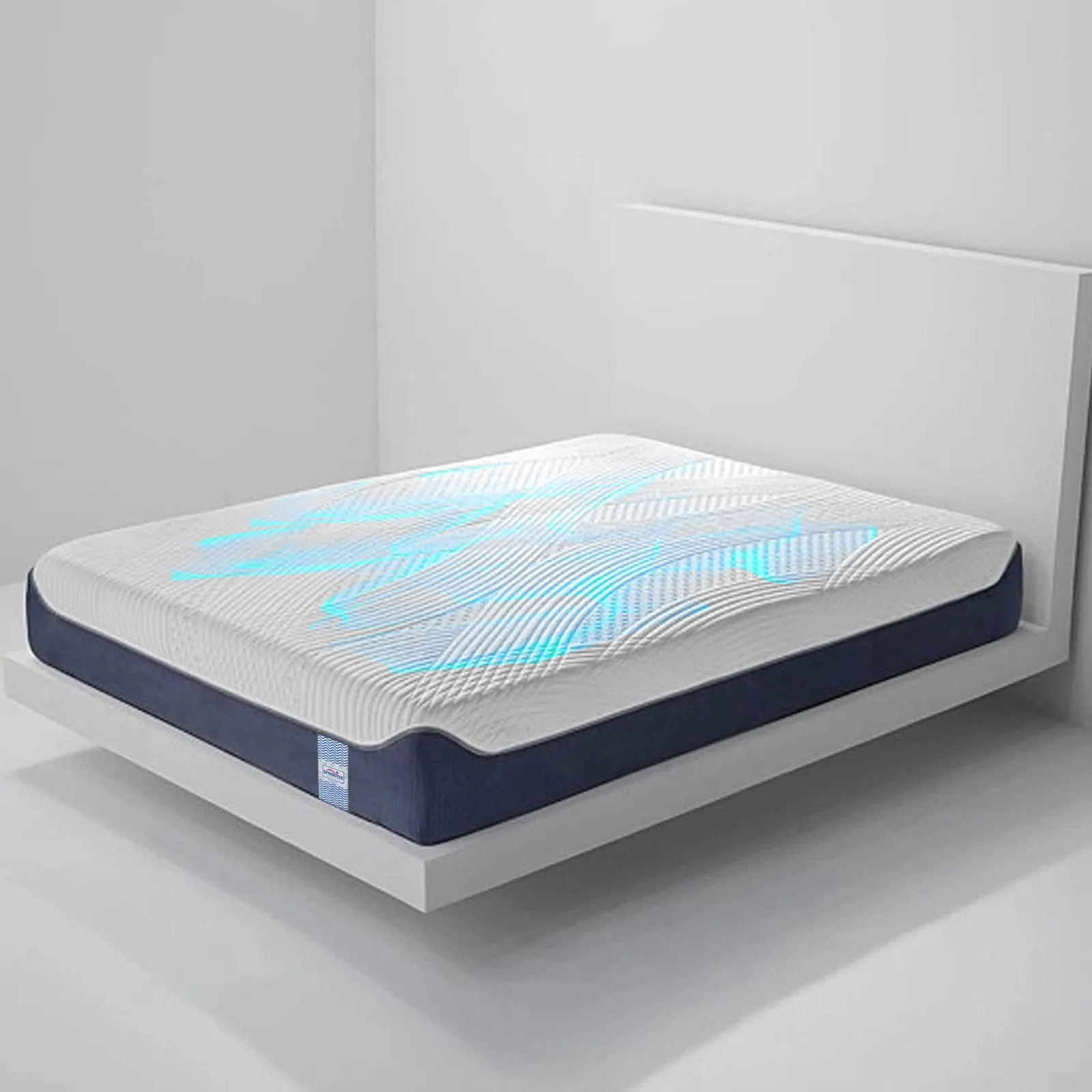 Springtek Mattress | WaveMax German Technology 5 Layer Pressure Relief & Cooler Sleep HR Foam Orthopaedic Mattresses with Superior Comfort, 6 Inches Double Size Gadda | 72x48 Inch