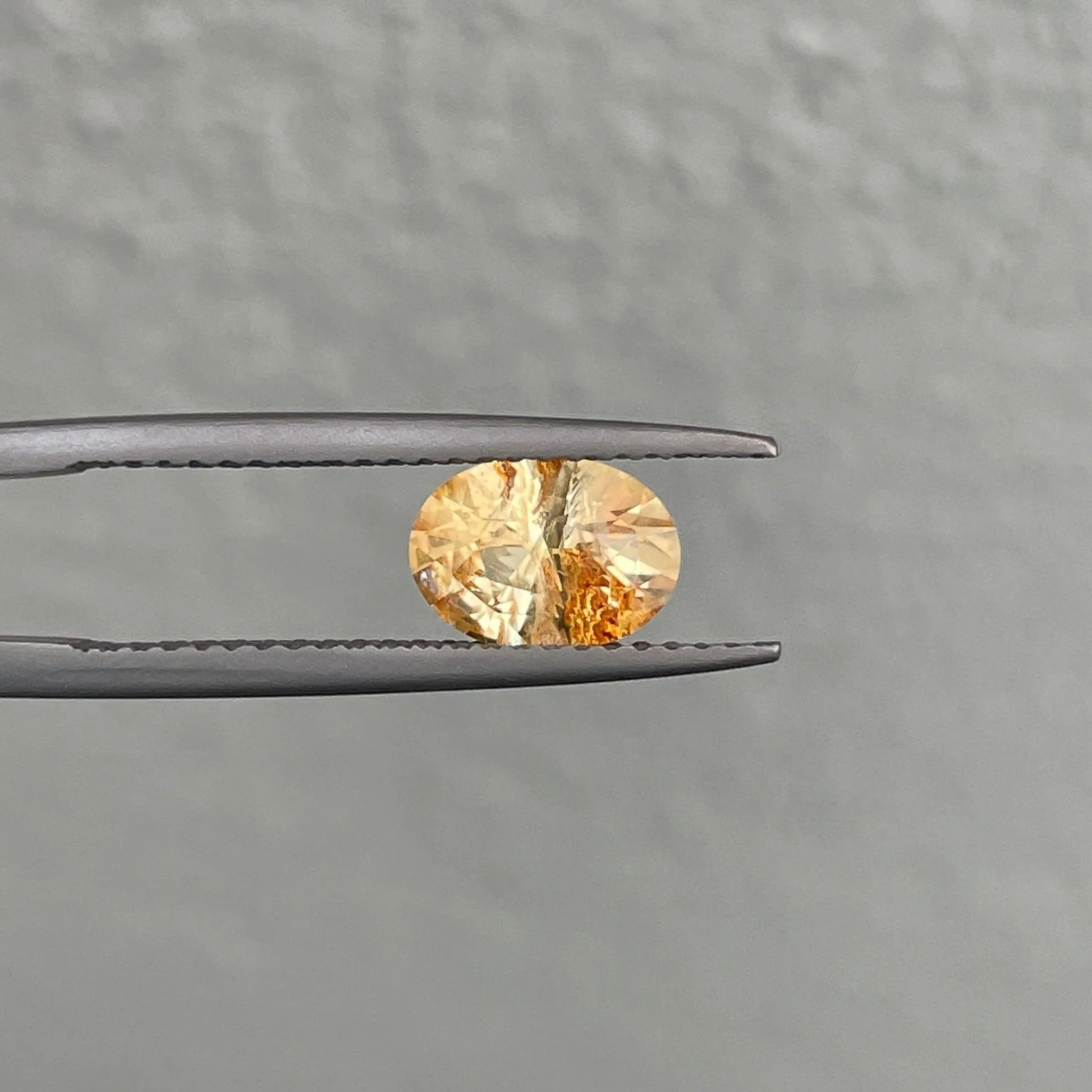 This 1.17 carat yellow Sapphire is well cut to bring out the best colour and lustre, and has a perfect colour blend.