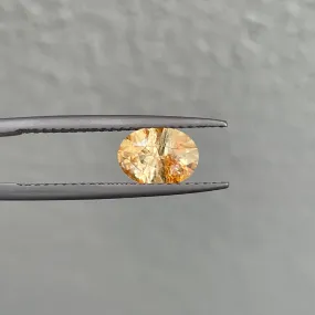 This 1.17 carat yellow Sapphire is well cut to bring out the best colour and lustre, and has a perfect colour blend.