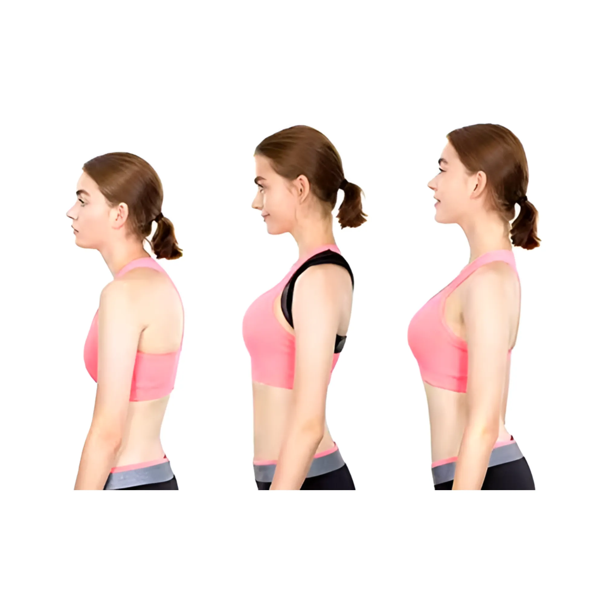 Unisex Back Posture Corrector Adjustable Design for Comfortable Support