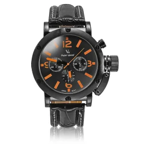 V6 Brand Fashion Men Necessary Sport Large Dial Men Watches Business Quartz Wristwatch Relogio Masculino 1042