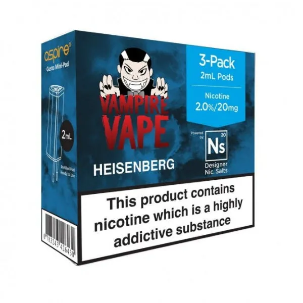 Vampire Vape NS20 - Aspire Gusto Pods