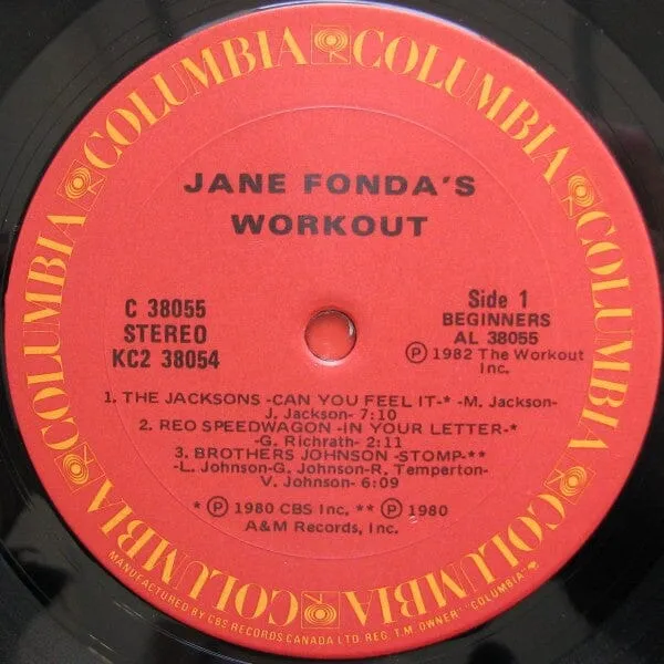 Various - Jane Fonda's Workout Record (2xLP, Comp, Gat, Used) / Very Good Plus (VG )