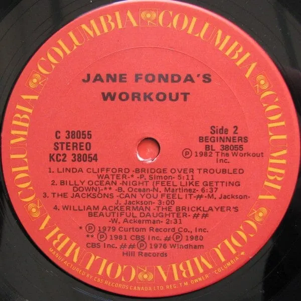 Various - Jane Fonda's Workout Record (2xLP, Comp, Gat, Used) / Very Good Plus (VG )