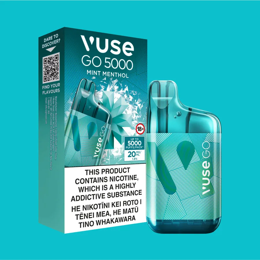 Vuse Go 5000 Disposable Vape Box - Mint Menthol