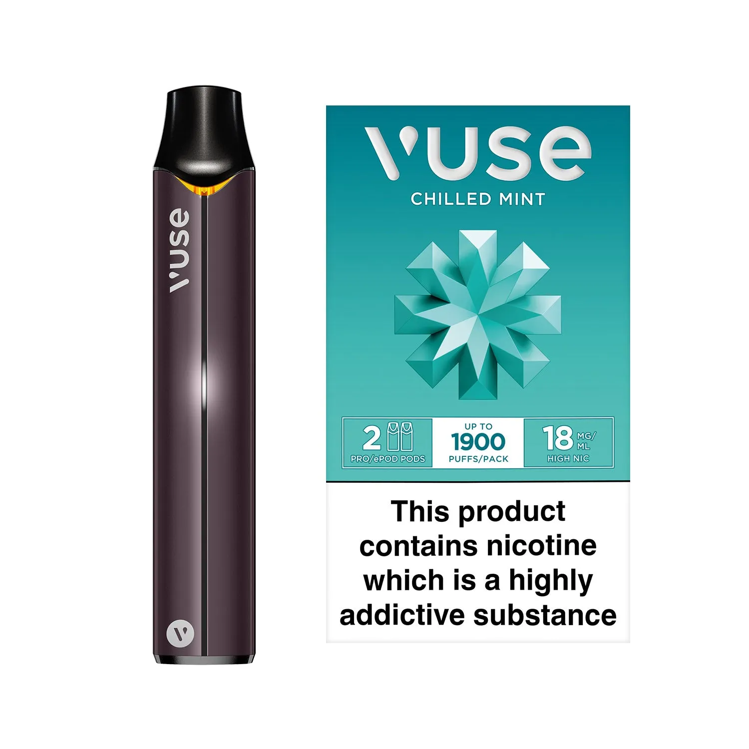 Vuse Pro Device Kit Black & Vuse Pro Pods vPro Bundle