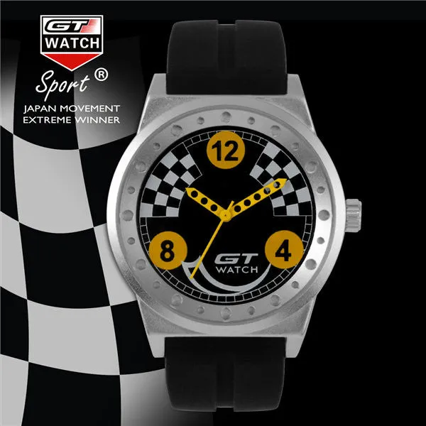 Waterproof GT Authentic Brand Italy Men Watch Fashion Cool Sports Luxury Racing Silicone Clock Wrist Watches relogio masculino H