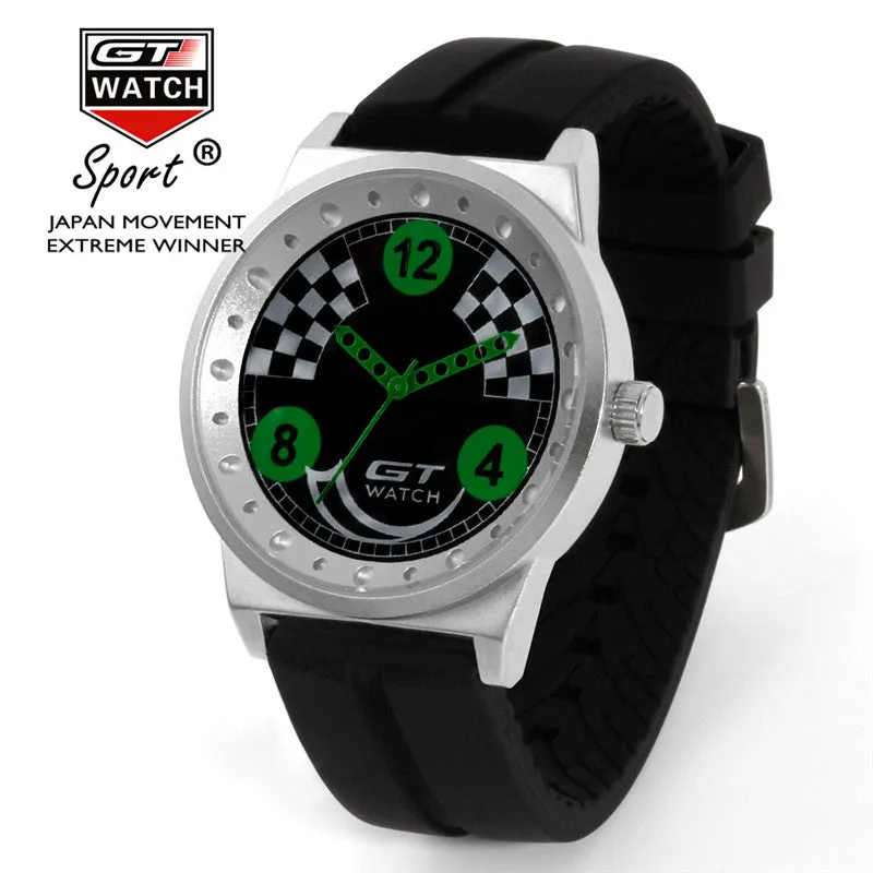 Waterproof GT Authentic Brand Italy Men Watch Fashion Cool Sports Luxury Racing Silicone Clock Wrist Watches relogio masculino H