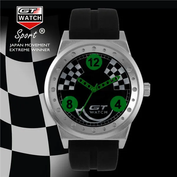 Waterproof GT Authentic Brand Italy Men Watch Fashion Cool Sports Luxury Racing Silicone Clock Wrist Watches relogio masculino H