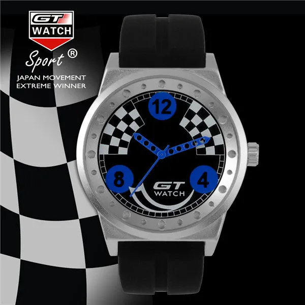 Waterproof GT Authentic Brand Italy Men Watch Fashion Cool Sports Luxury Racing Silicone Clock Wrist Watches relogio masculino H