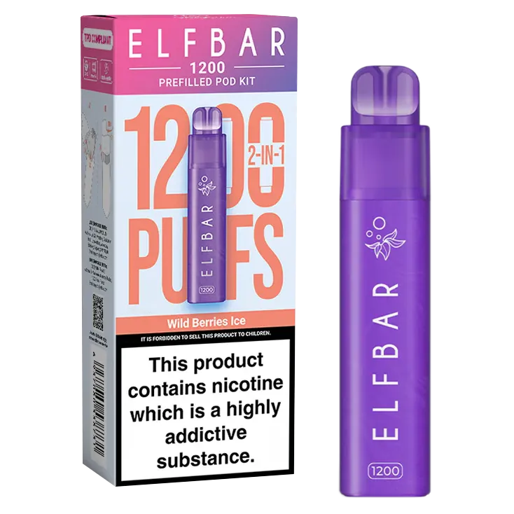 Wild Berries Ice Elfbar 1200 Pod Kit