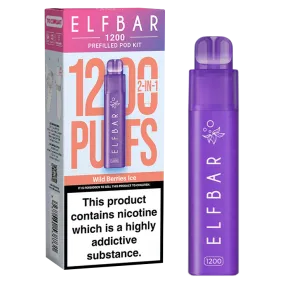 Wild Berries Ice Elfbar 1200 Pod Kit