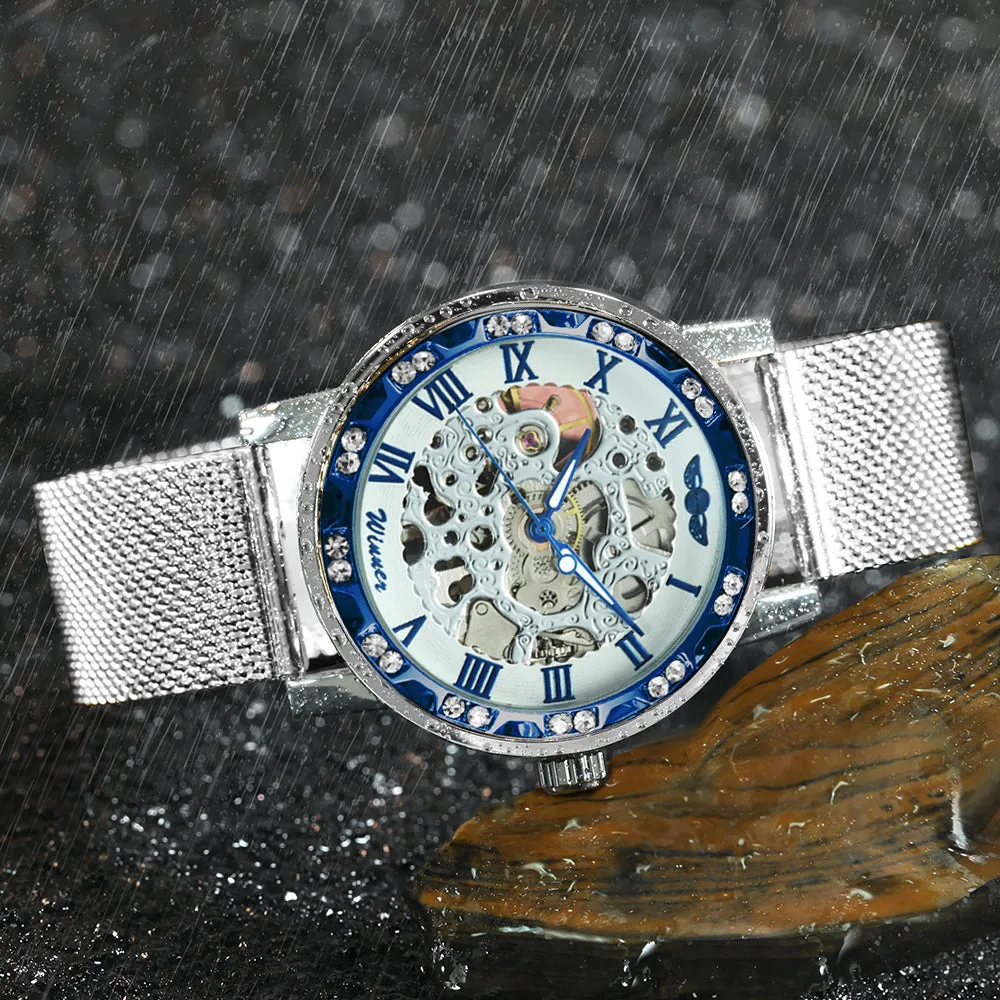 WINNER Hand-wind Mechanical Watch Men's Watch Business Casual Network With Men's Watch