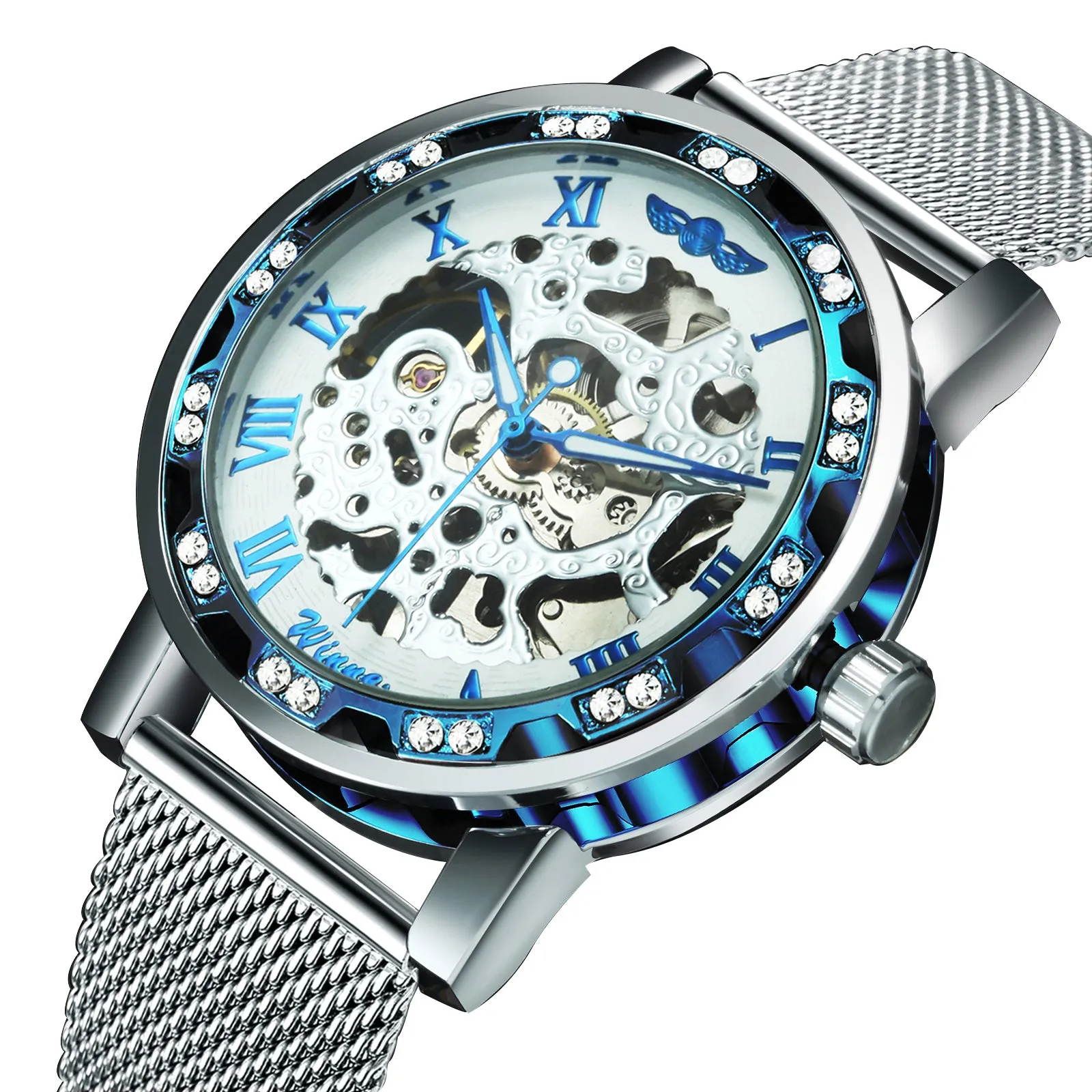 WINNER Hand-wind Mechanical Watch Men's Watch Business Casual Network With Men's Watch