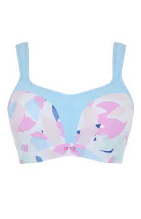 Wired Sports Bra In Abstract Pink - Panache