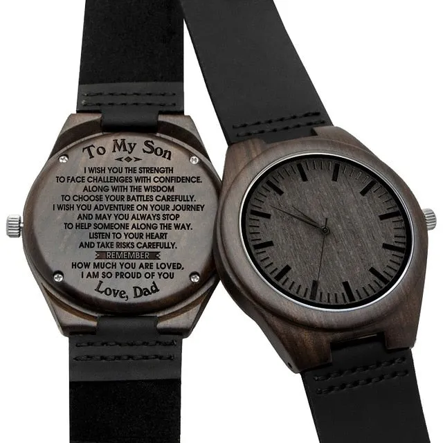 Wooden Men Watch N625