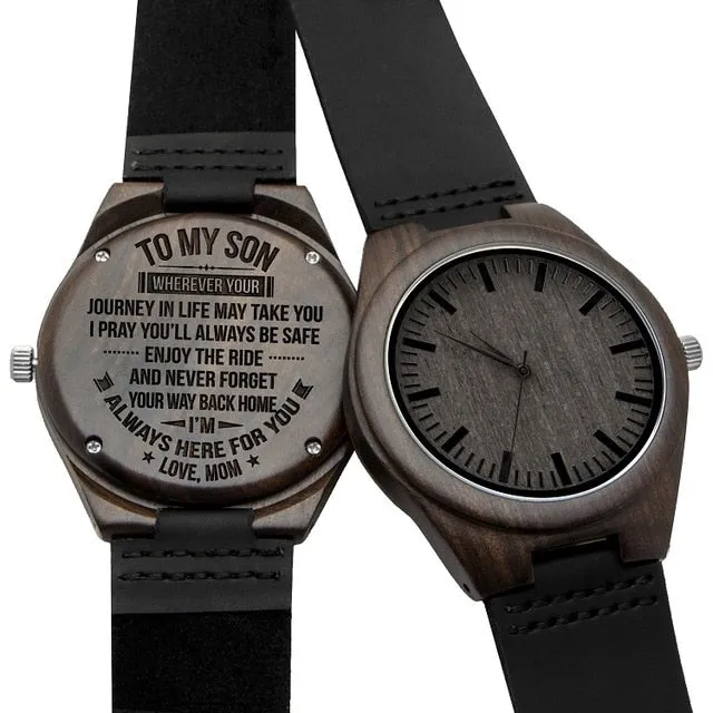 Wooden Men Watch N625