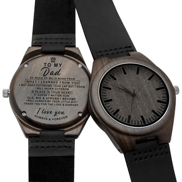 Wooden Men Watch N625
