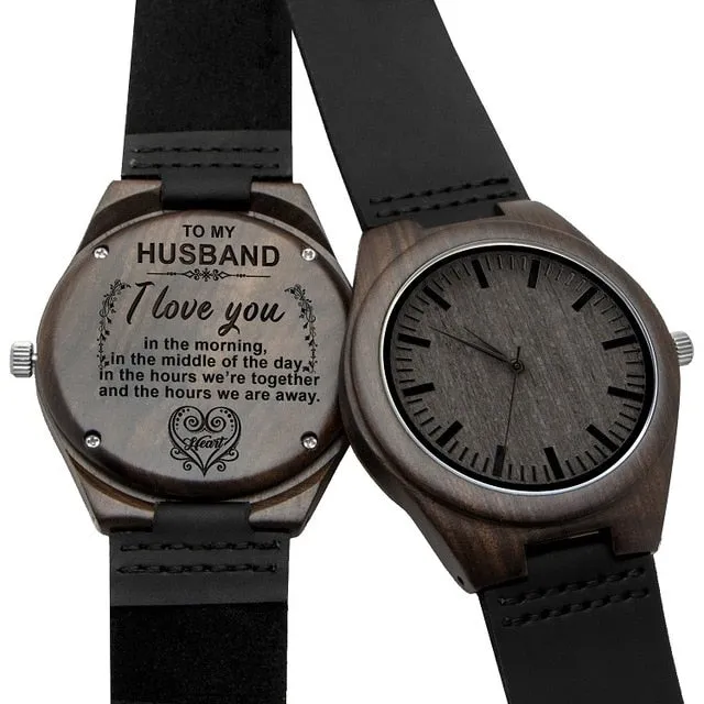 Wooden Men Watch N625