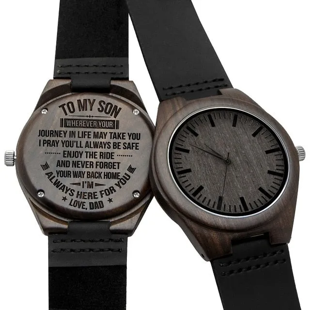 Wooden Men Watch N625