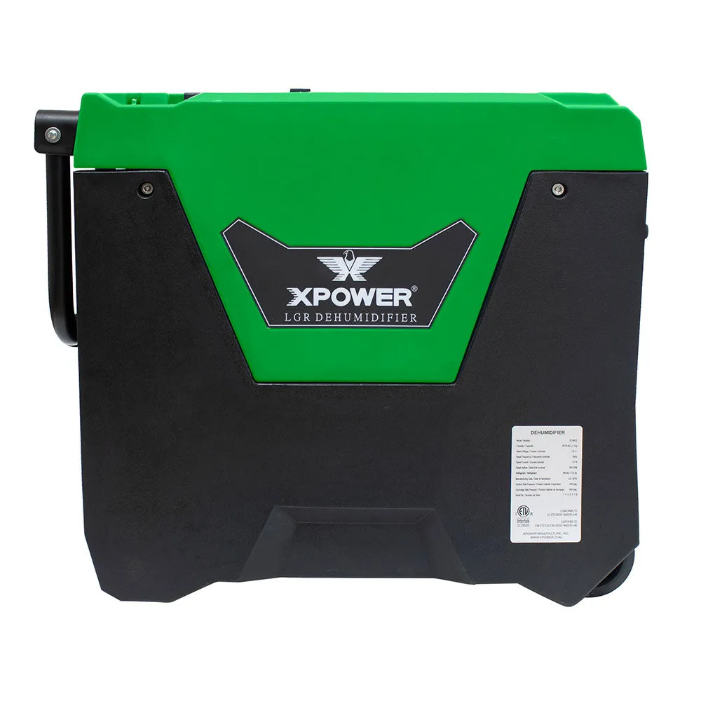 Xpower XD-85L2-Green 145-Pint LGR Commercial Dehumidifier Green w/ Purge Pump
