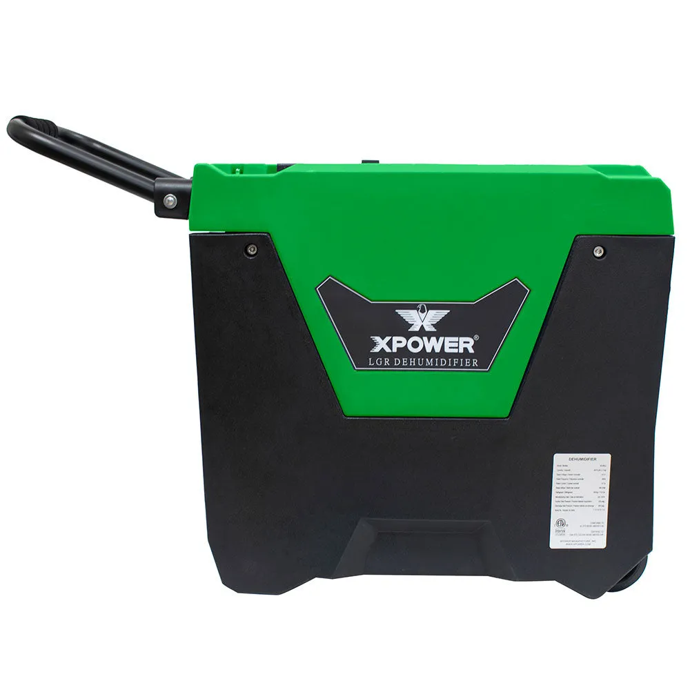 Xpower XD-85L2-Green 145-Pint LGR Commercial Dehumidifier Green w/ Purge Pump