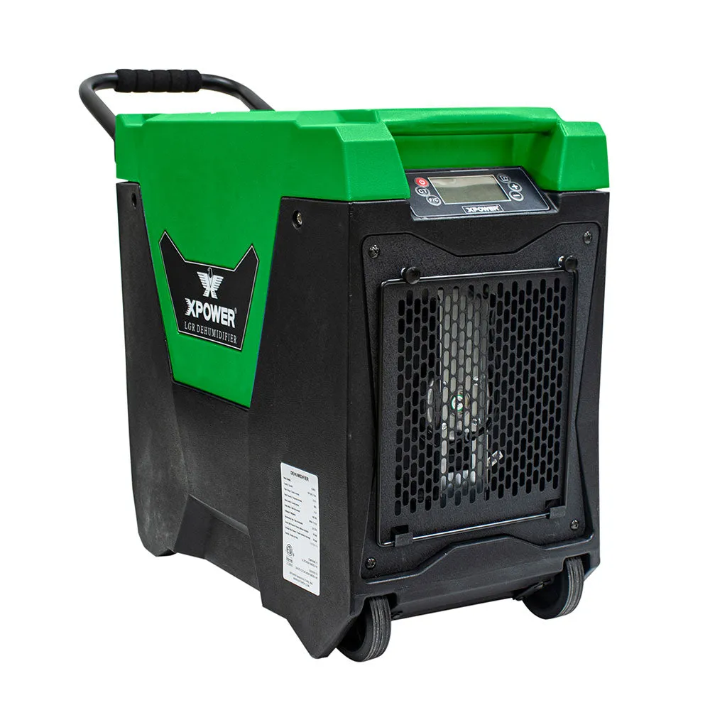 Xpower XD-85L2-Green 145-Pint LGR Commercial Dehumidifier Green w/ Purge Pump